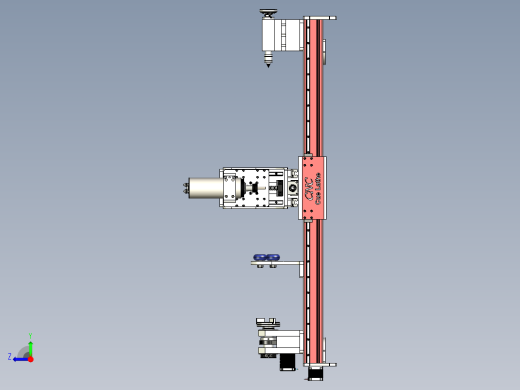 CNC CUE立式机床step格式右视缩略图