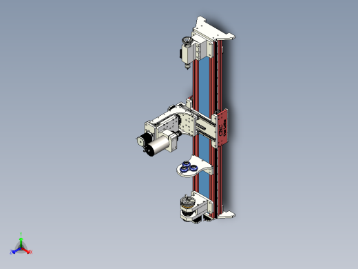 CNC CUE立式机床step格式正等轴测缩略图