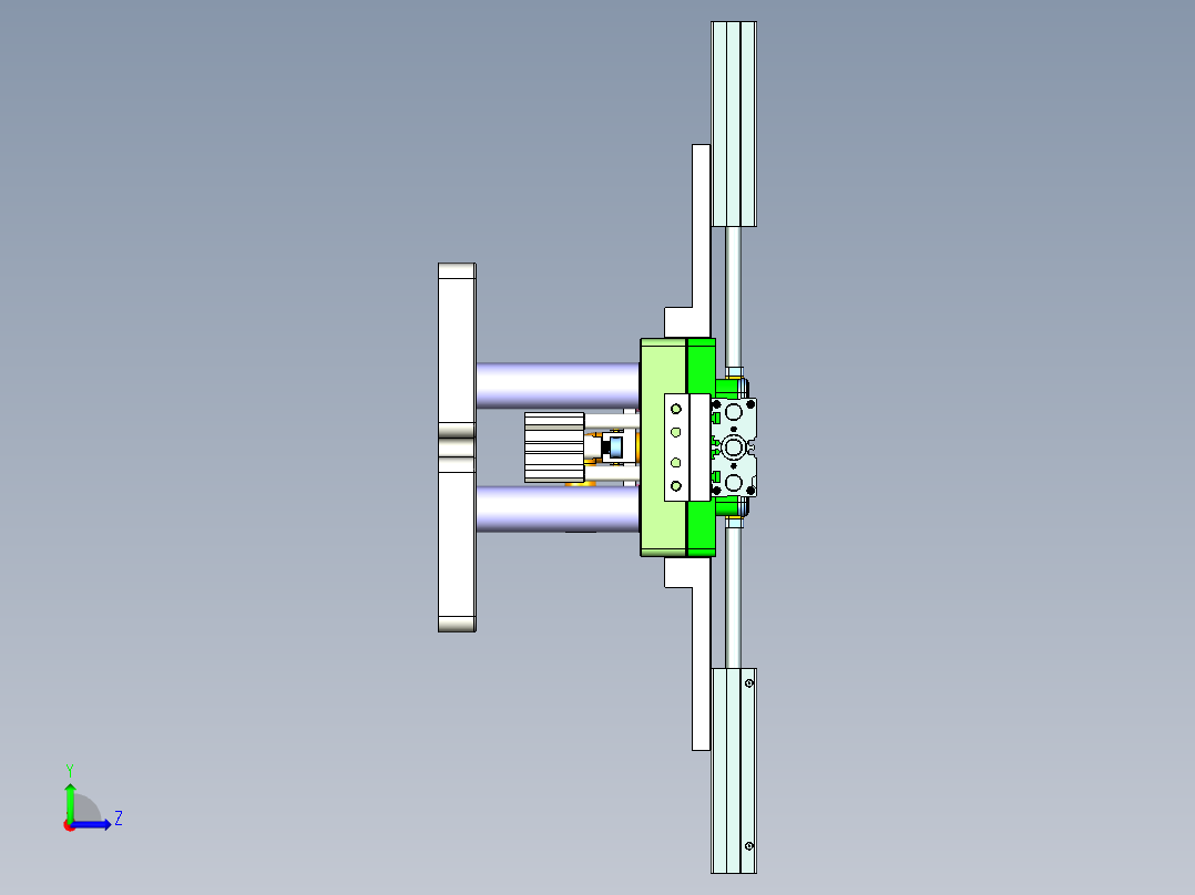 R3-CNC7笔记本CNC工装夹具三维模型-1229左视图
