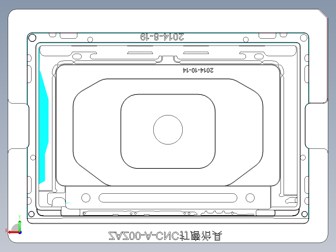 ZAZ00-A-笔记本CNC工装夹具三维模型CNCDAMO后视图