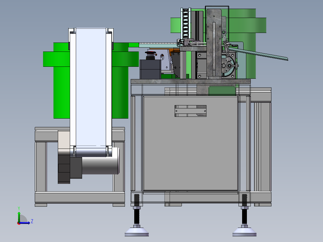 2023.02月-锥形螺母垫片压合机sw20可编辑左视图