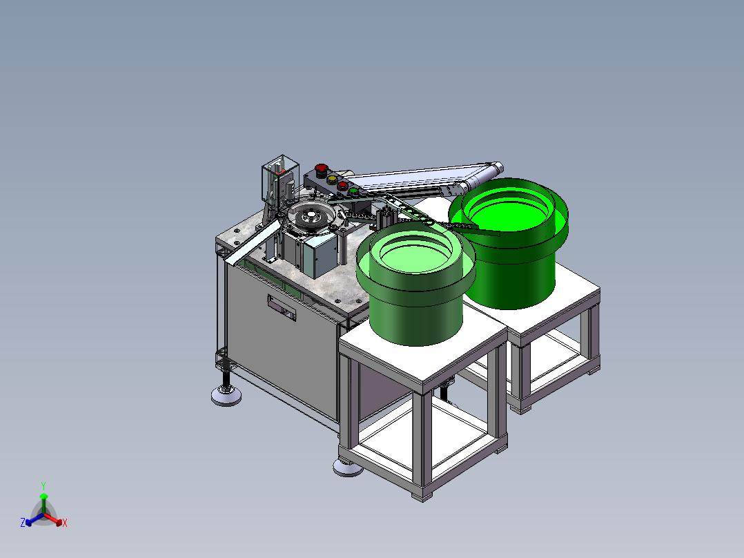 2023.02月-锥形螺母垫片压合机sw20可编辑正等轴测图