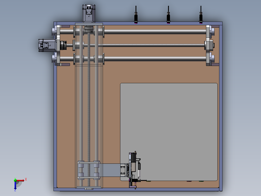 有机硅导热灌封加热台方案sw17可编辑俯视图