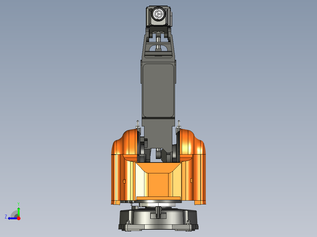 abb-irb580机械臂右视图