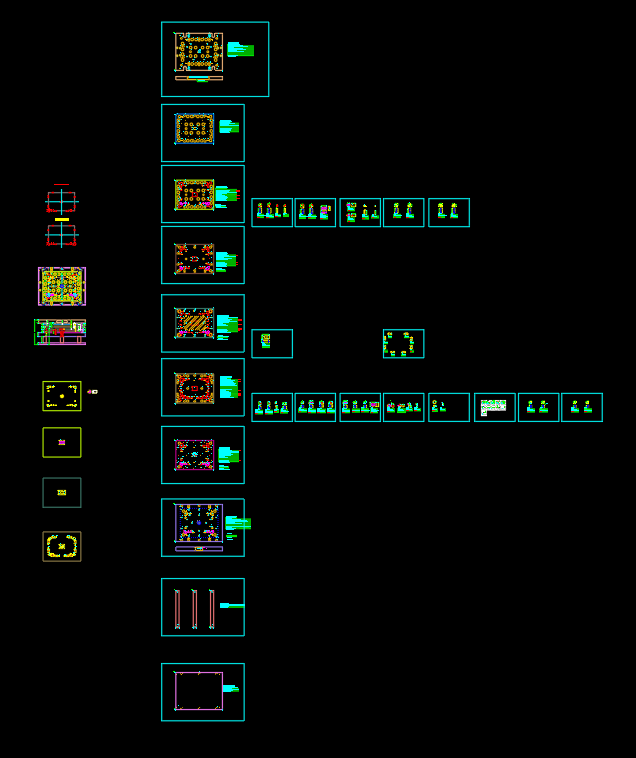 3C类电脑外壳切角冲孔模具设计图
