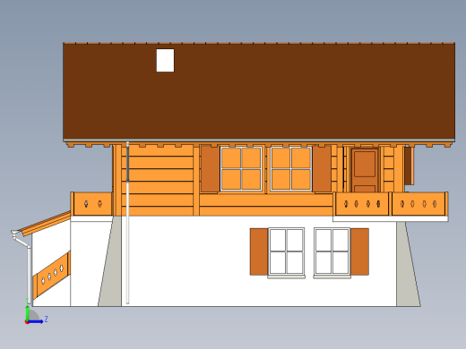房子、建筑(148)左视缩略图