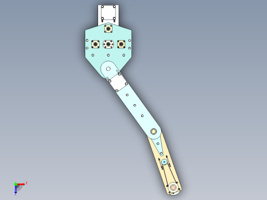 PCB 板精密钻孔机械臂俯视缩略图