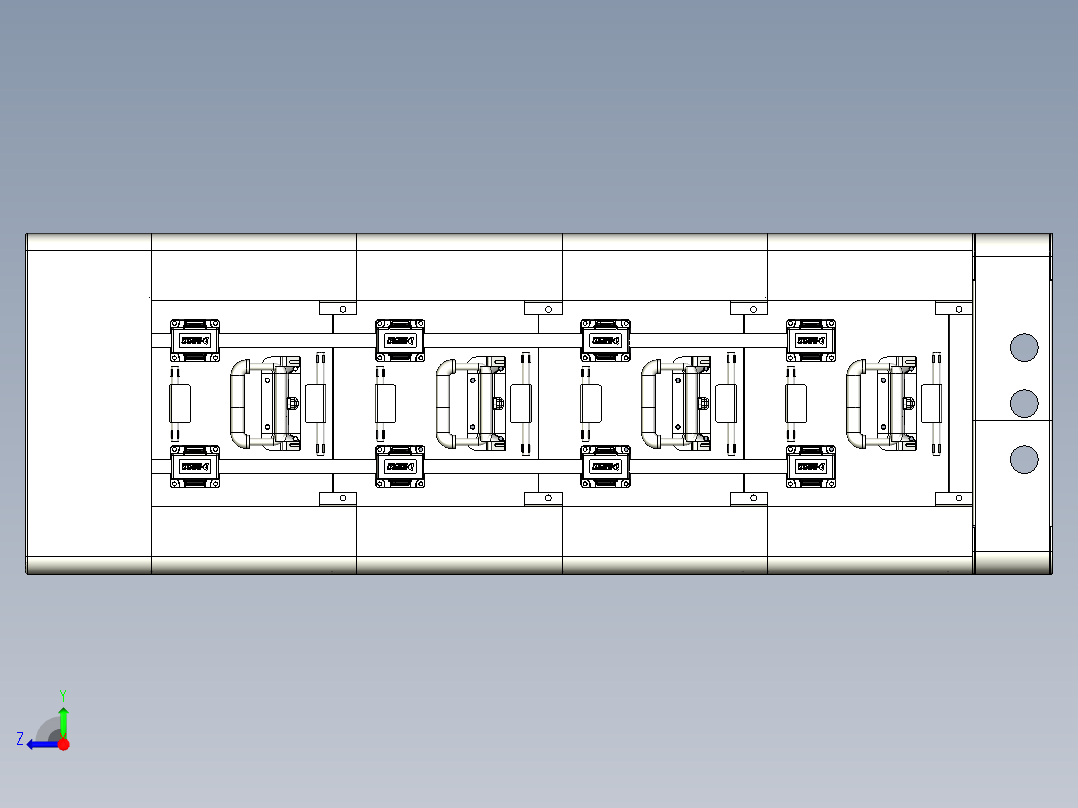 20KWh堆叠式家庭储能系统右视图