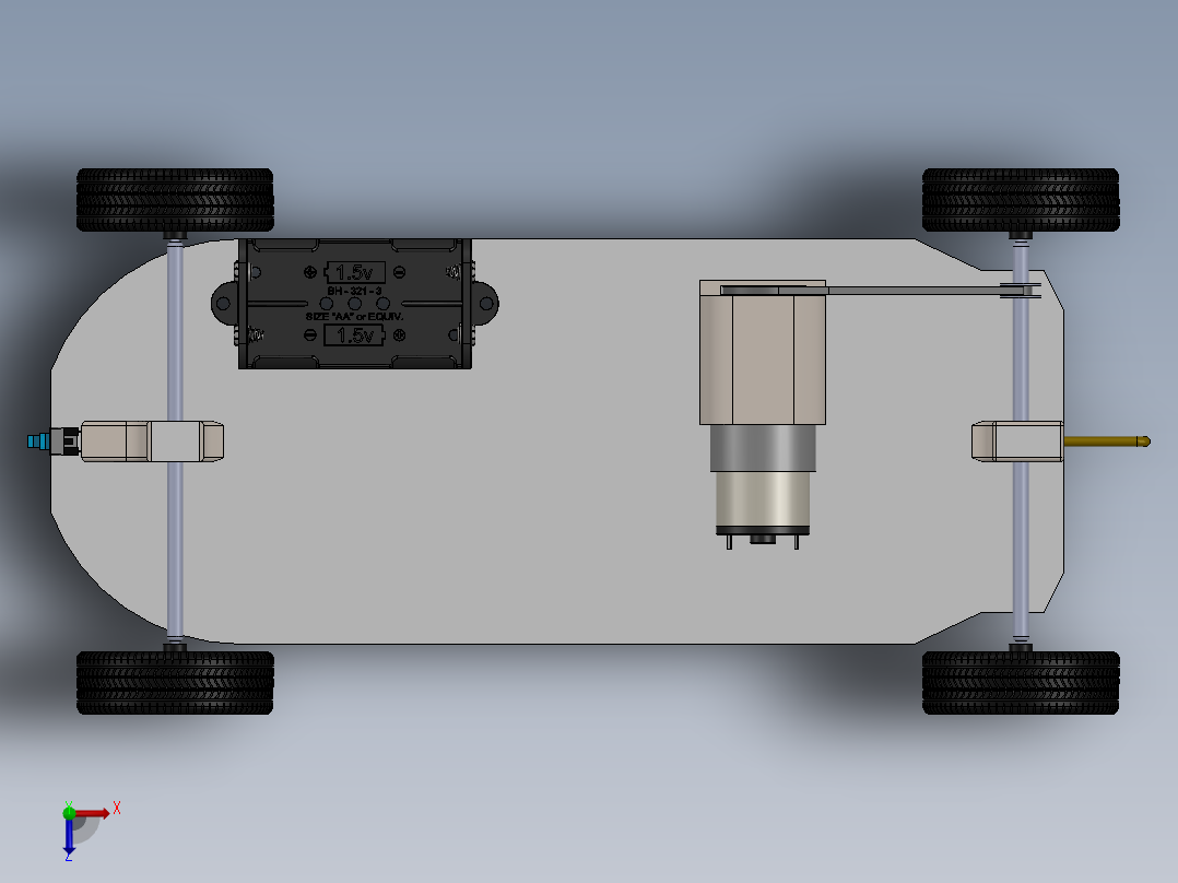 A3003945-电能回收车辆俯视图