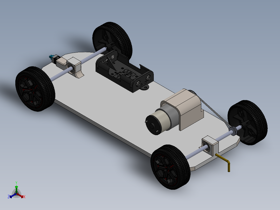 A3003945-电能回收车辆正等轴测图