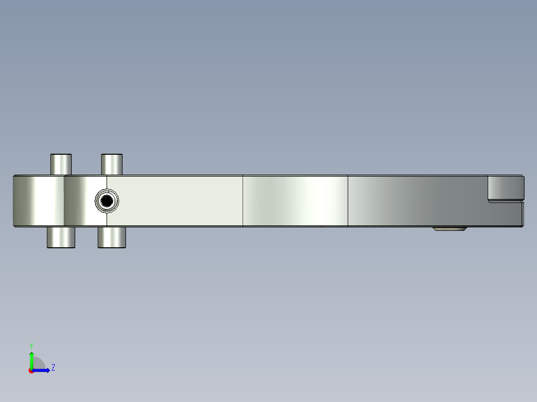 B2005209-可调螺纹接头扳手左视图