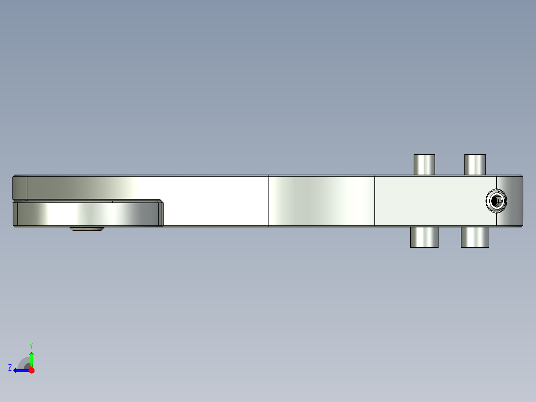 B2005209-可调螺纹接头扳手右视图