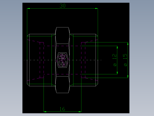 PARKER管接头EO Union G15LCFX_front