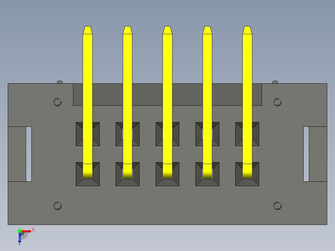 连接器 BH-10R (DS1013-10R) (IDC-10MR) BH-10S (DS1013-10S) (IDC-10MS)俯视图