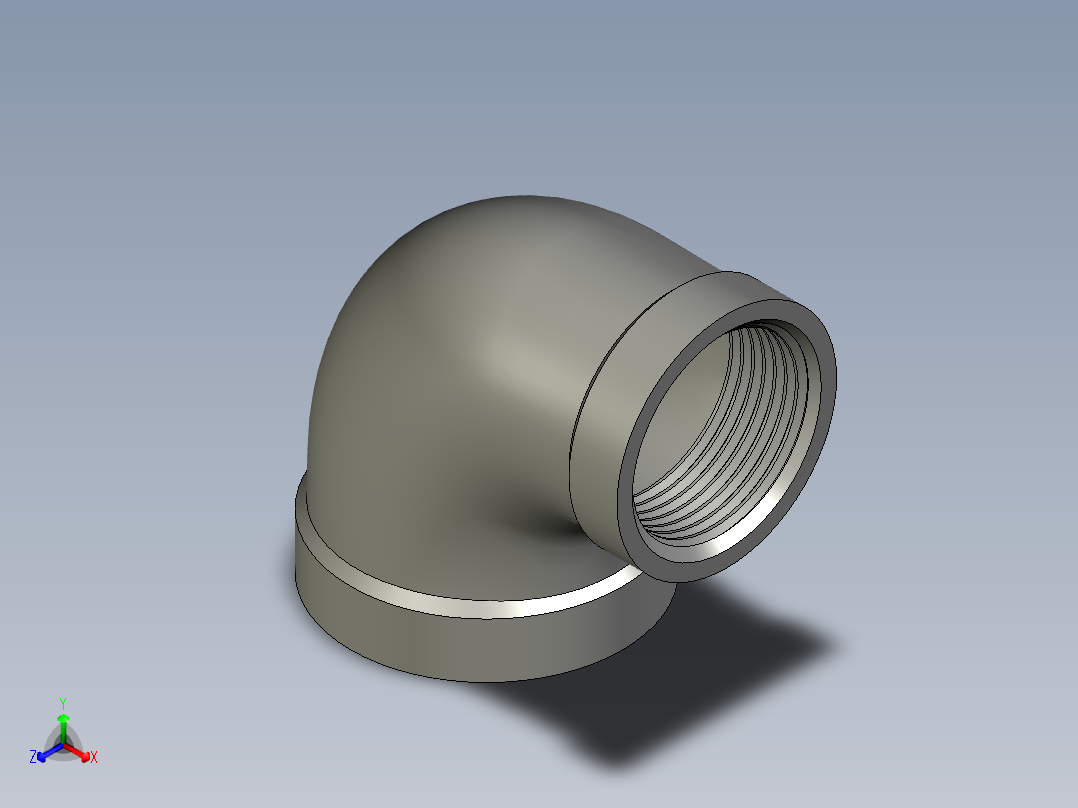螺纹管弯头-异径内丝 DN25-DN20