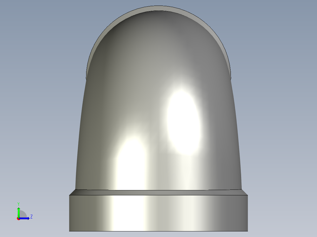 螺纹管弯头-异径内丝 DN25-DN20左视图