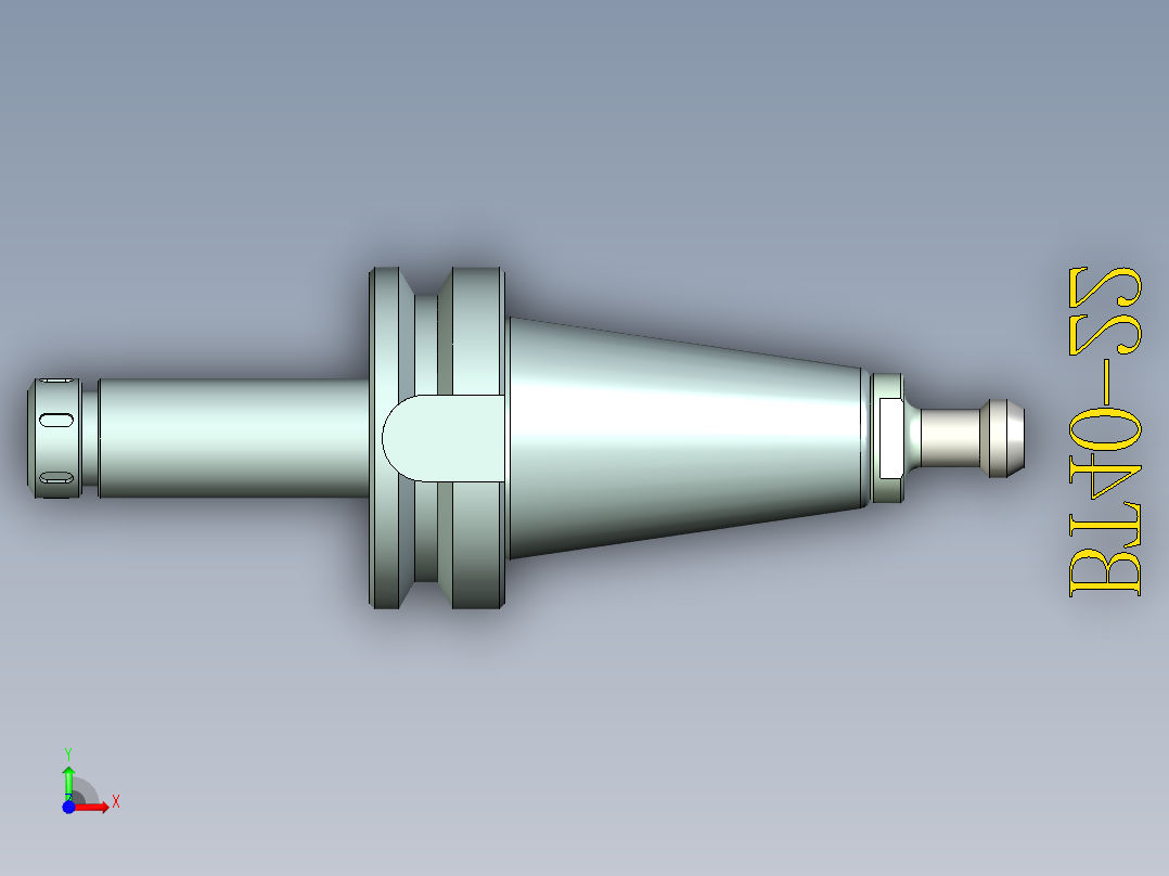 BT40-22刀柄前视图