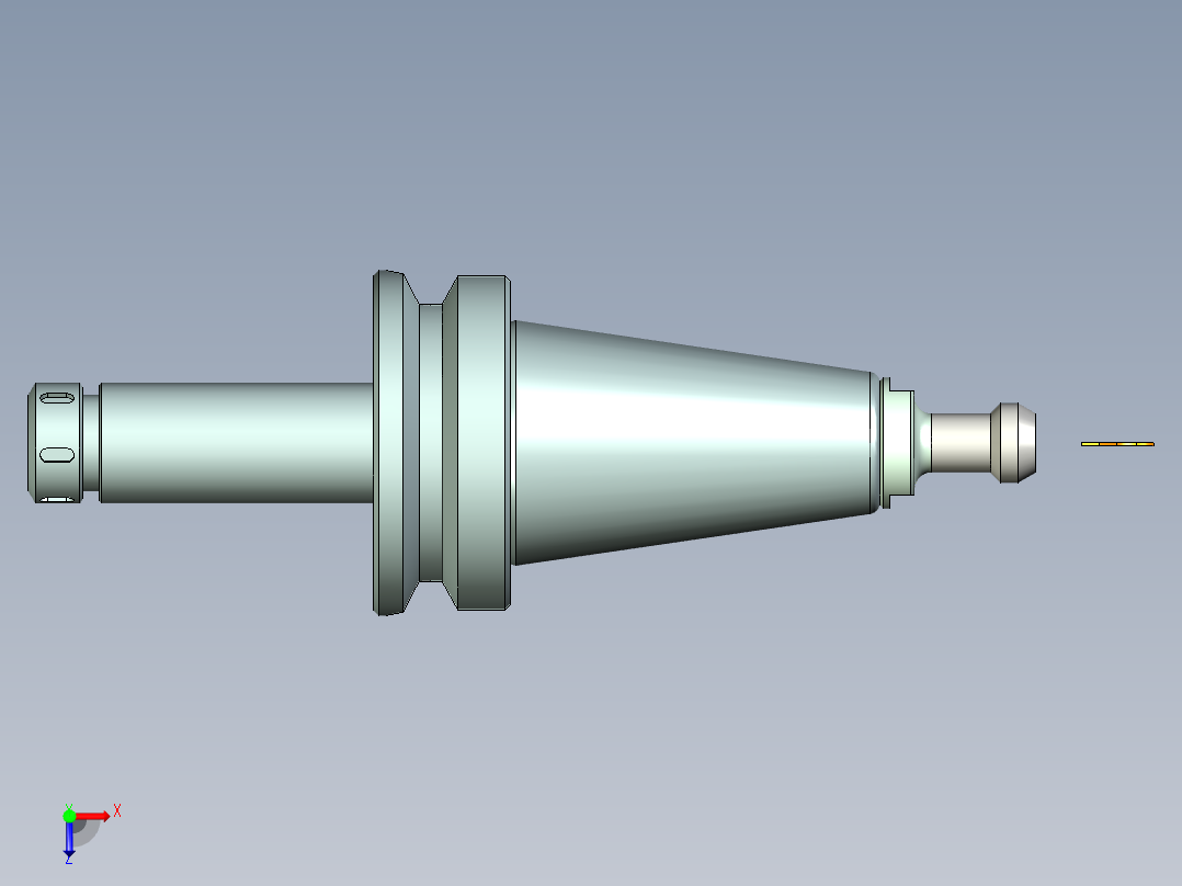 BT40-22刀柄俯视图