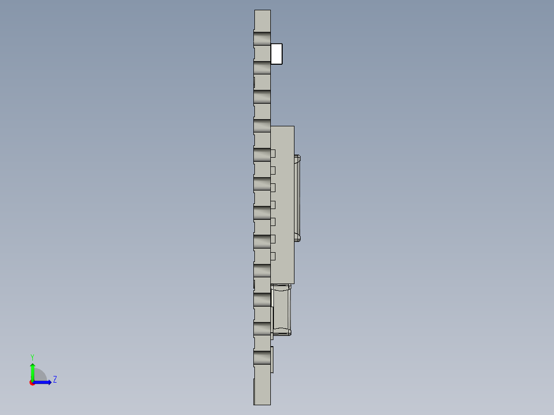RN4870U蓝牙模块左视图