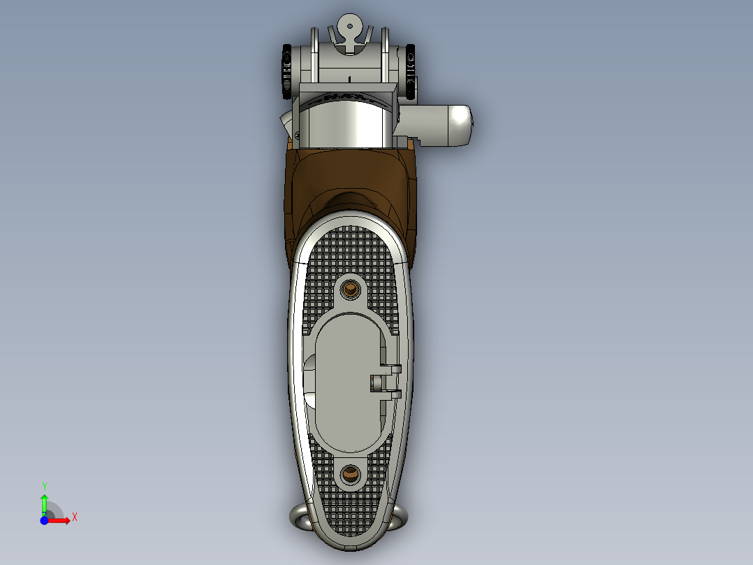 手枪左轮冲锋枪老式狙击步枪设计3D图纸ww2-u-s-rifle-cal-30-m1-garand STP IGS前视图