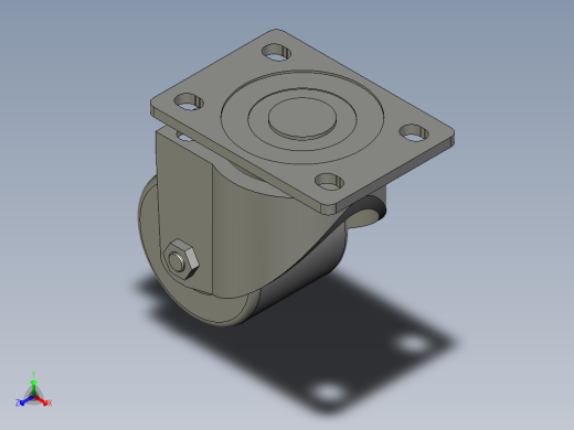 25寸低重心脚轮