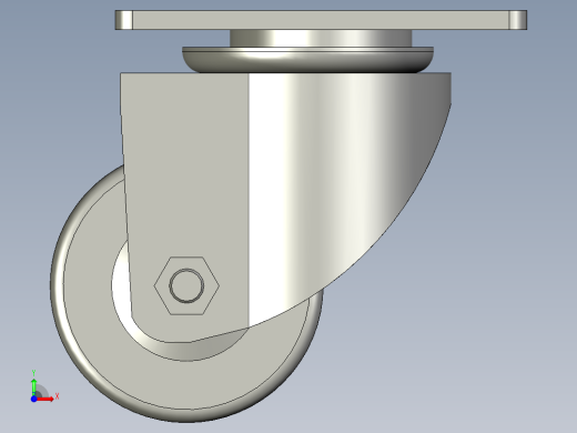 25寸低重心脚轮前视缩略图