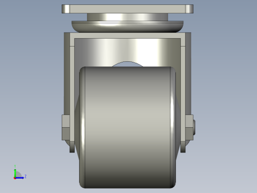 25寸低重心脚轮左视缩略图