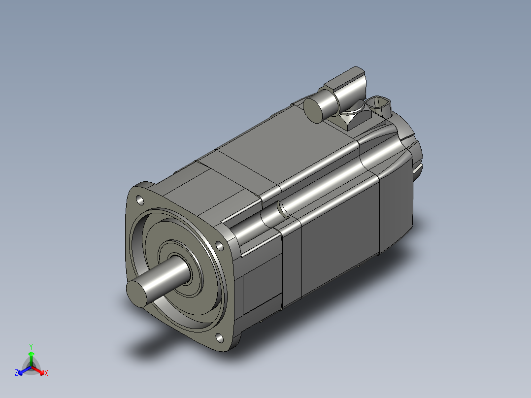 1FK7063-2AF71-1RH1正等轴测图