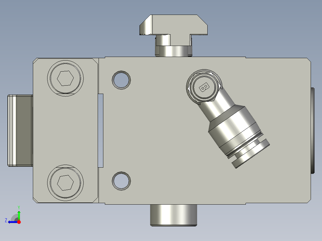 SG硬挡停器右视图