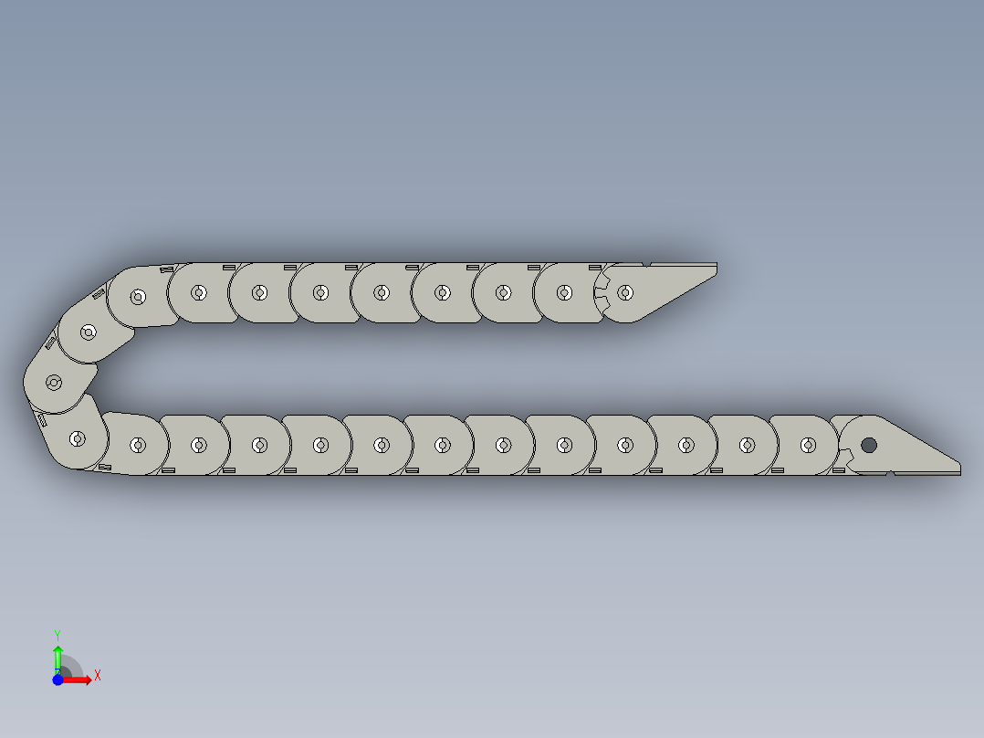 米思米拖链FHPS202-30-23-A前视图