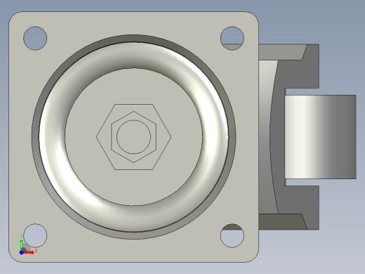 阀芯自动组装机用300KG脚轮前视缩略图