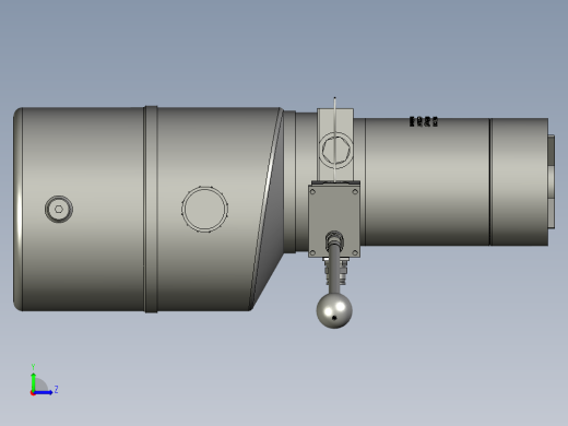 半自动堆垛车动力单元左视缩略图