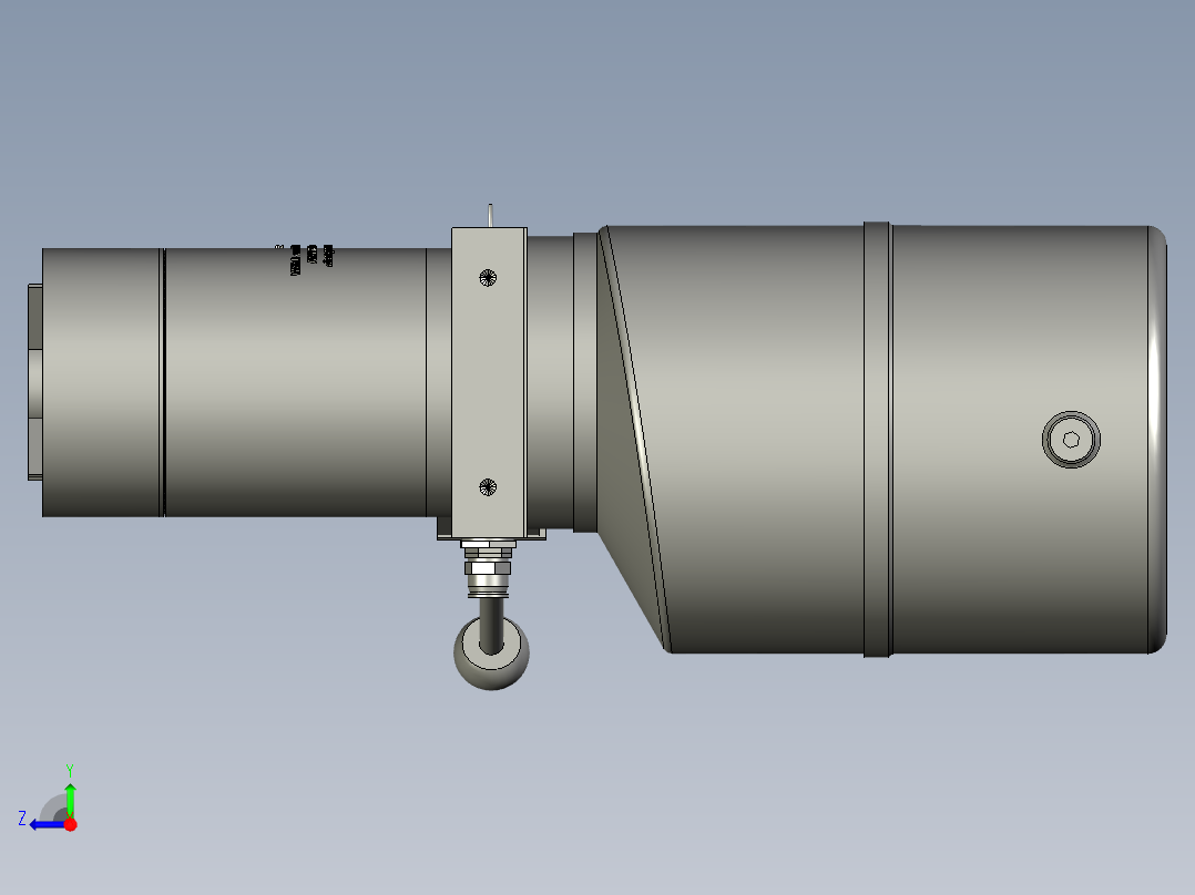 半自动堆垛车动力单元右视图
