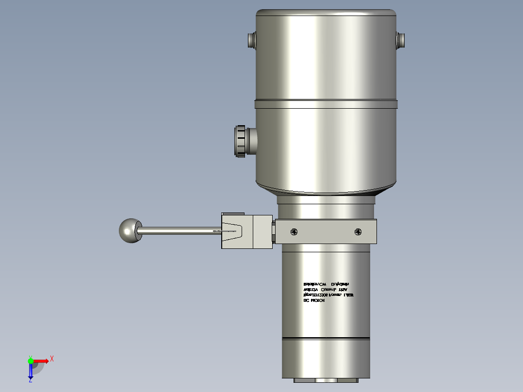半自动堆垛车动力单元俯视图