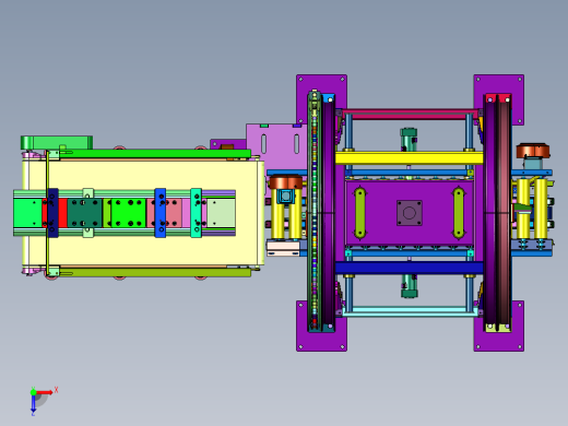 在线的翻面机构和产线俯视缩略图