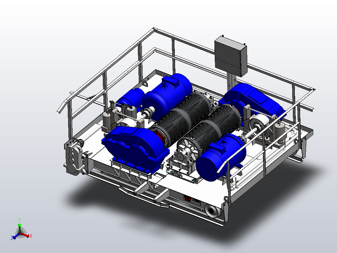 轨道客车转向架设计主视图