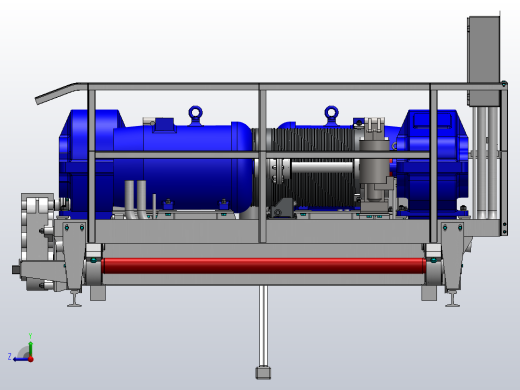 轨道客车转向架设计右视缩略图