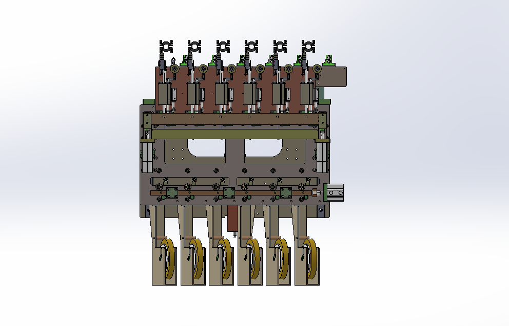 绕线机包胶带组件