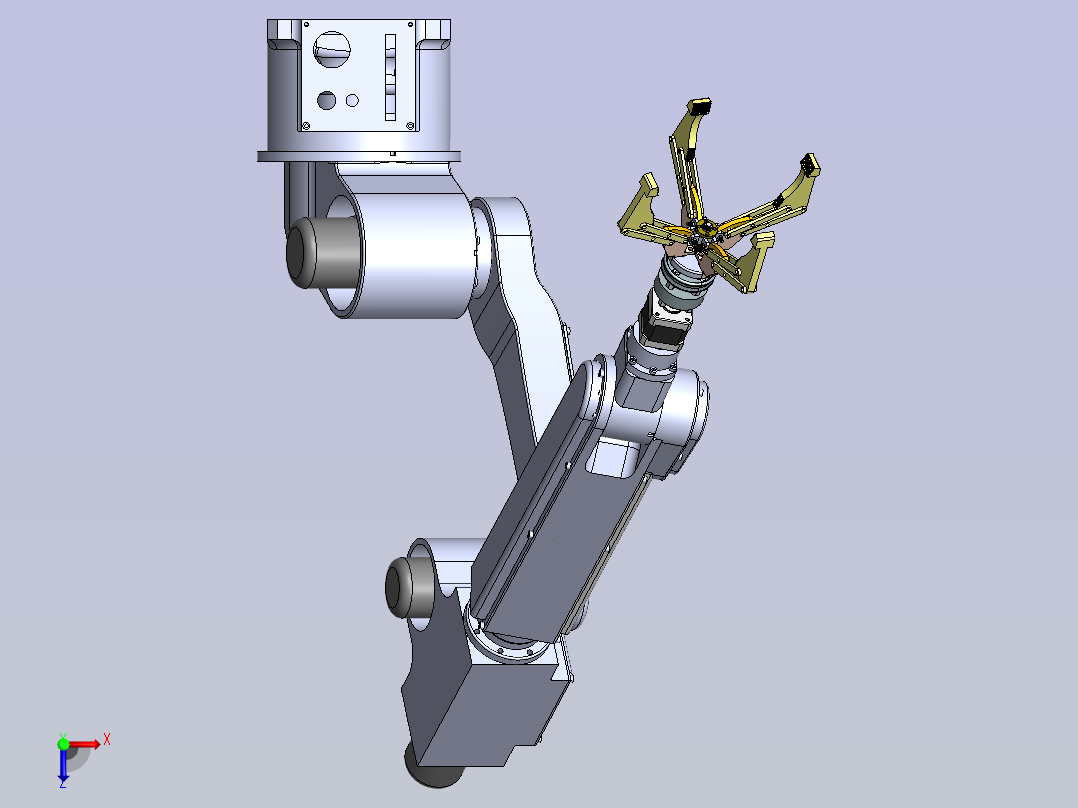装配机器人俯视图