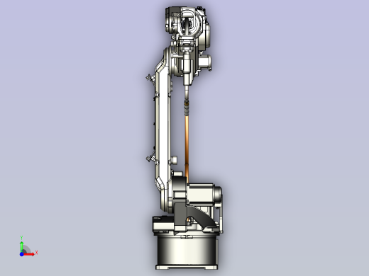 Panasonic TM2000 Robot 三维模型图纸前视缩略图