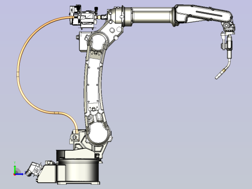 Panasonic TM2000 Robot 三维模型图纸左视缩略图