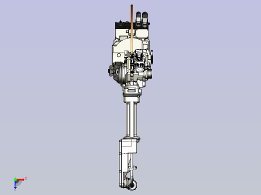 Panasonic TM2000 Robot 三维模型图纸俯视缩略图
