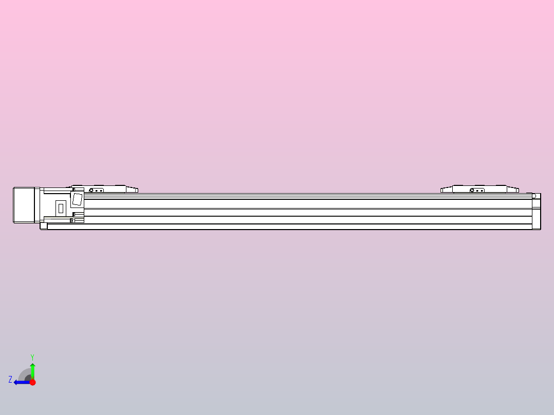 滚珠丝杠线性轴TPA-GCRS-80-1610C-L225-ML-M20-N3右视图