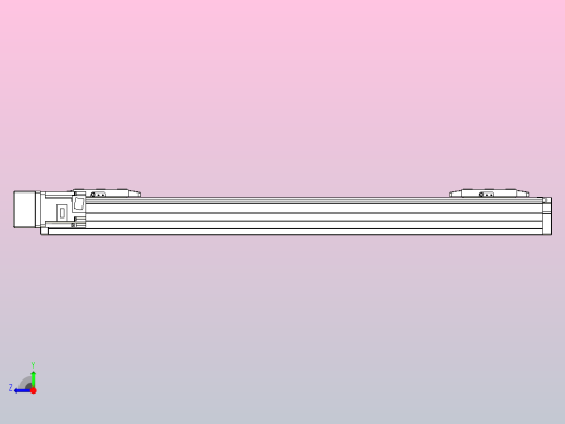 滚珠丝杠线性轴TPA-GCRS-80-1610C-L225-ML-M20-N3右视缩略图