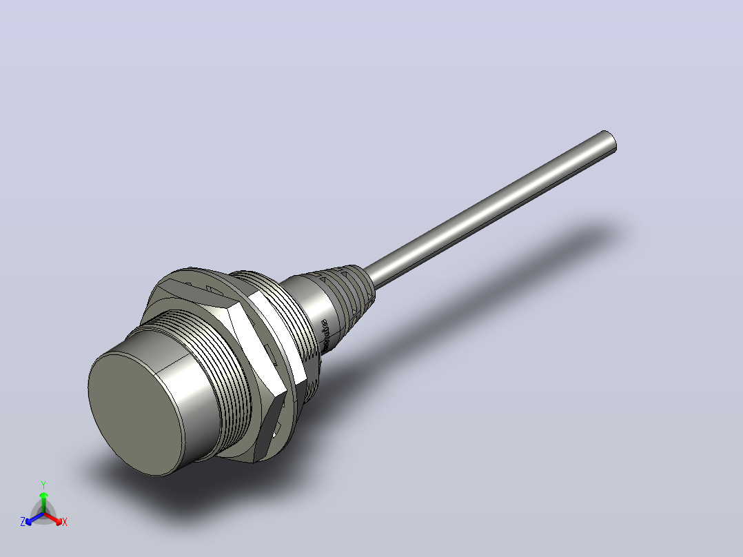 接近开关传感器PRD30-25DN正等轴测图