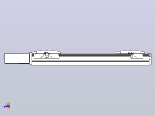 皮带直线轴双滑块型TPA-GCBS-50-P42-L100-QR-M10-N3右视缩略图