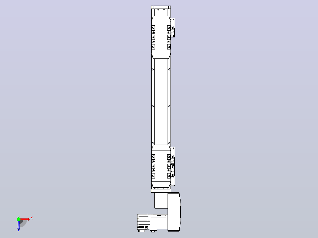 皮带直线轴双滑块型TPA-GCBS-50-P42-L100-QR-M10-N3俯视图