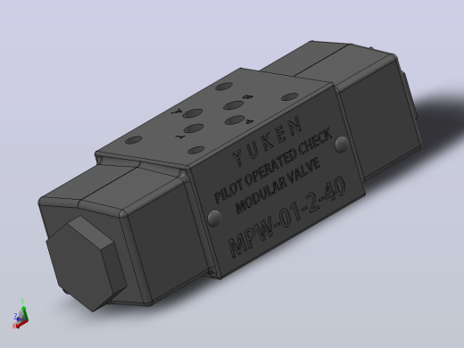 先导式止回组合阀 YUKEN - MPW-01-2-40