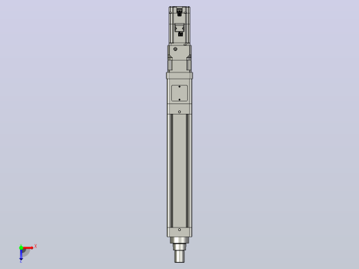 轻载电动缸TPA-ESR80-2510C-L300-M-W-P75-JX-C3俯视缩略图