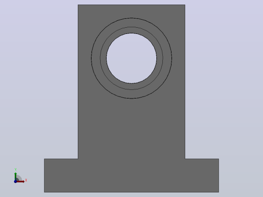 T型高度选择型轴承座组件_BTC-6006-2Z-80-A前视缩略图